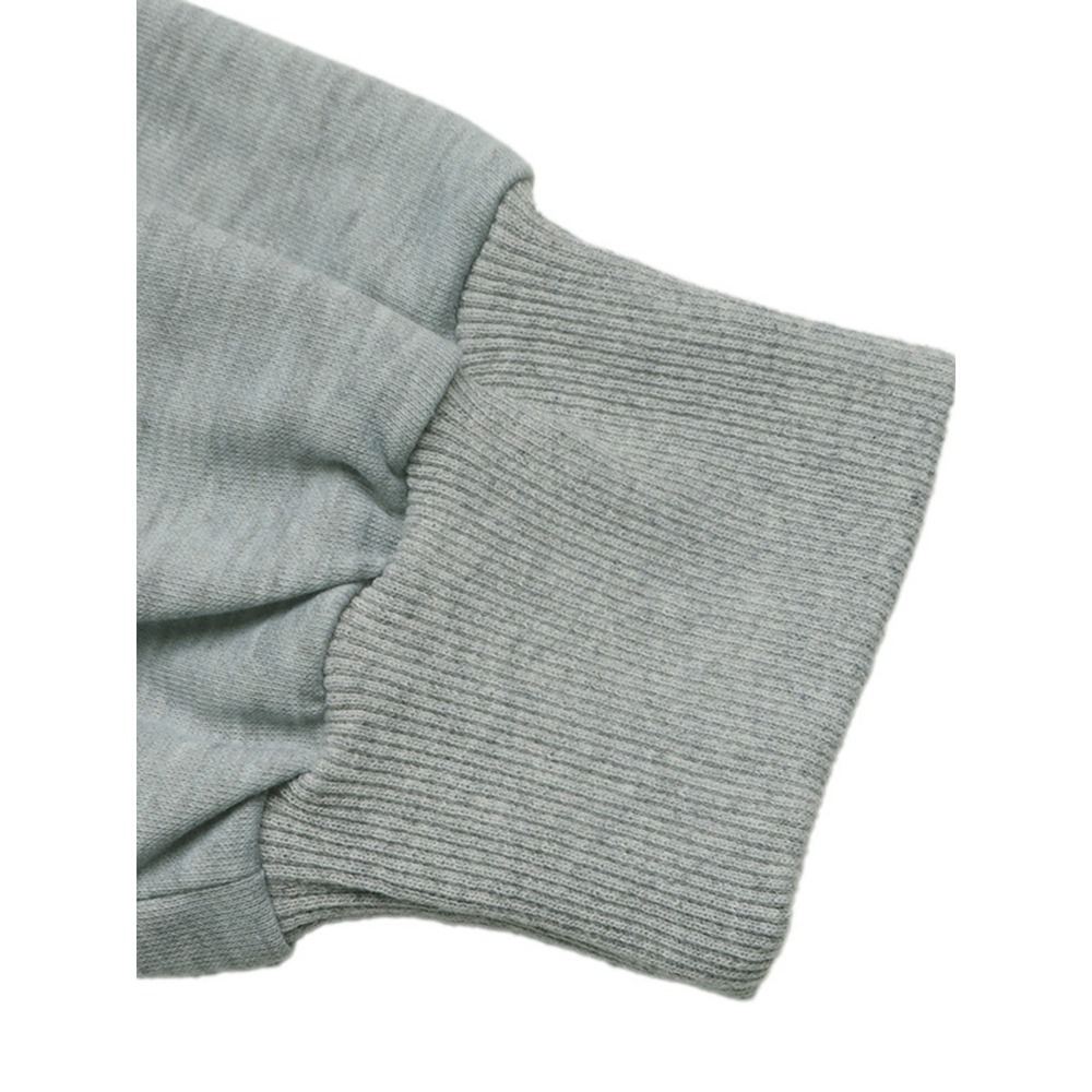 Polo Collar Dropped Shoulder Sweatshirt - Small - Picture 9 of 14